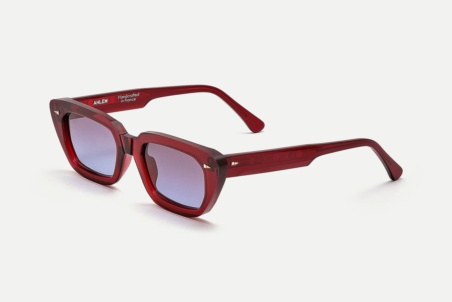 Ahlem Jeanne - Burgundy / Blue Gradient