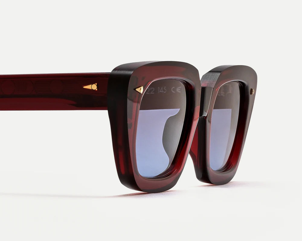 Ahlem Jeanne - Burgundy / Blue Gradient