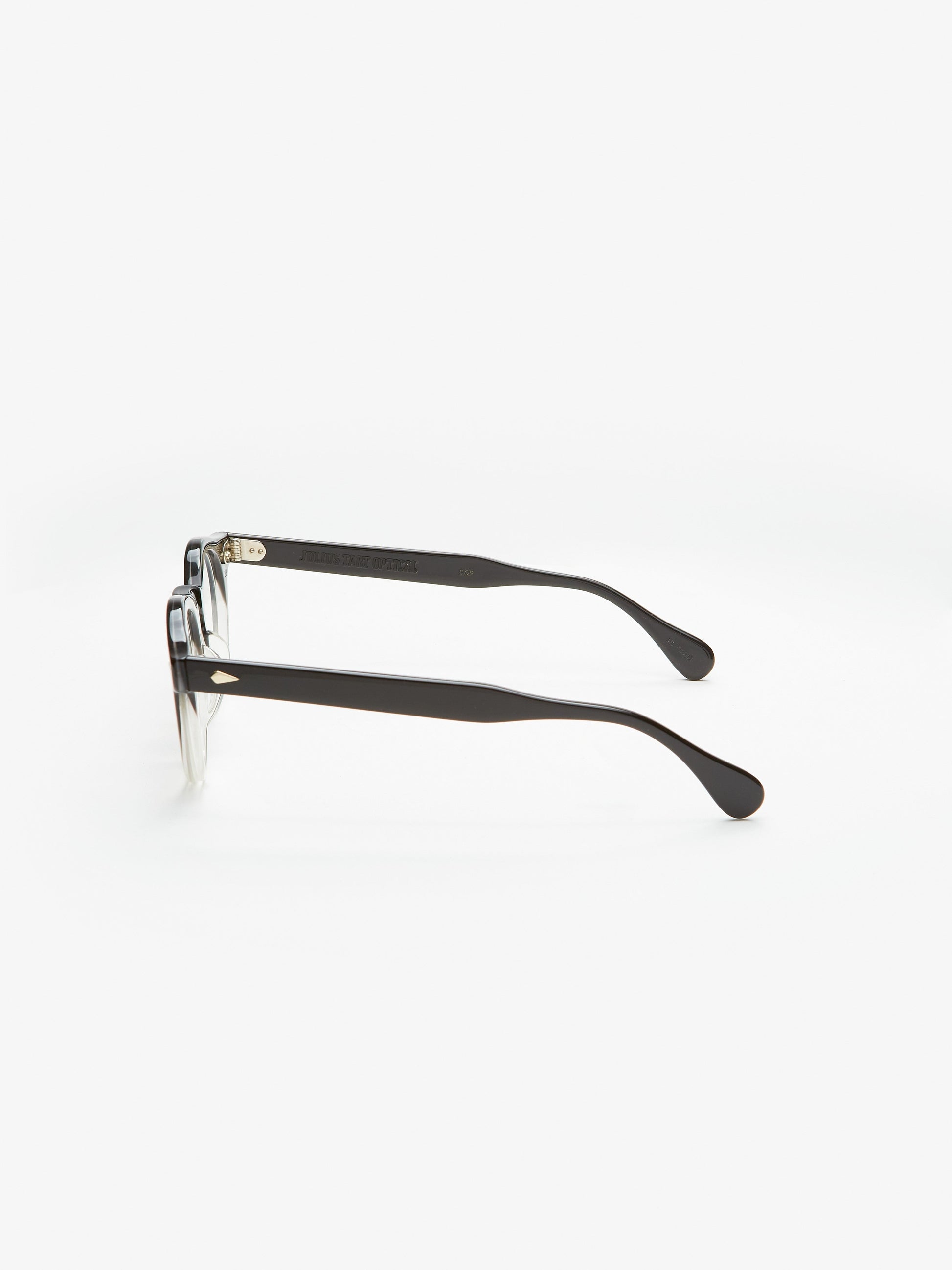 Julius Tart Optical, HAROLD - Black Clear Fade