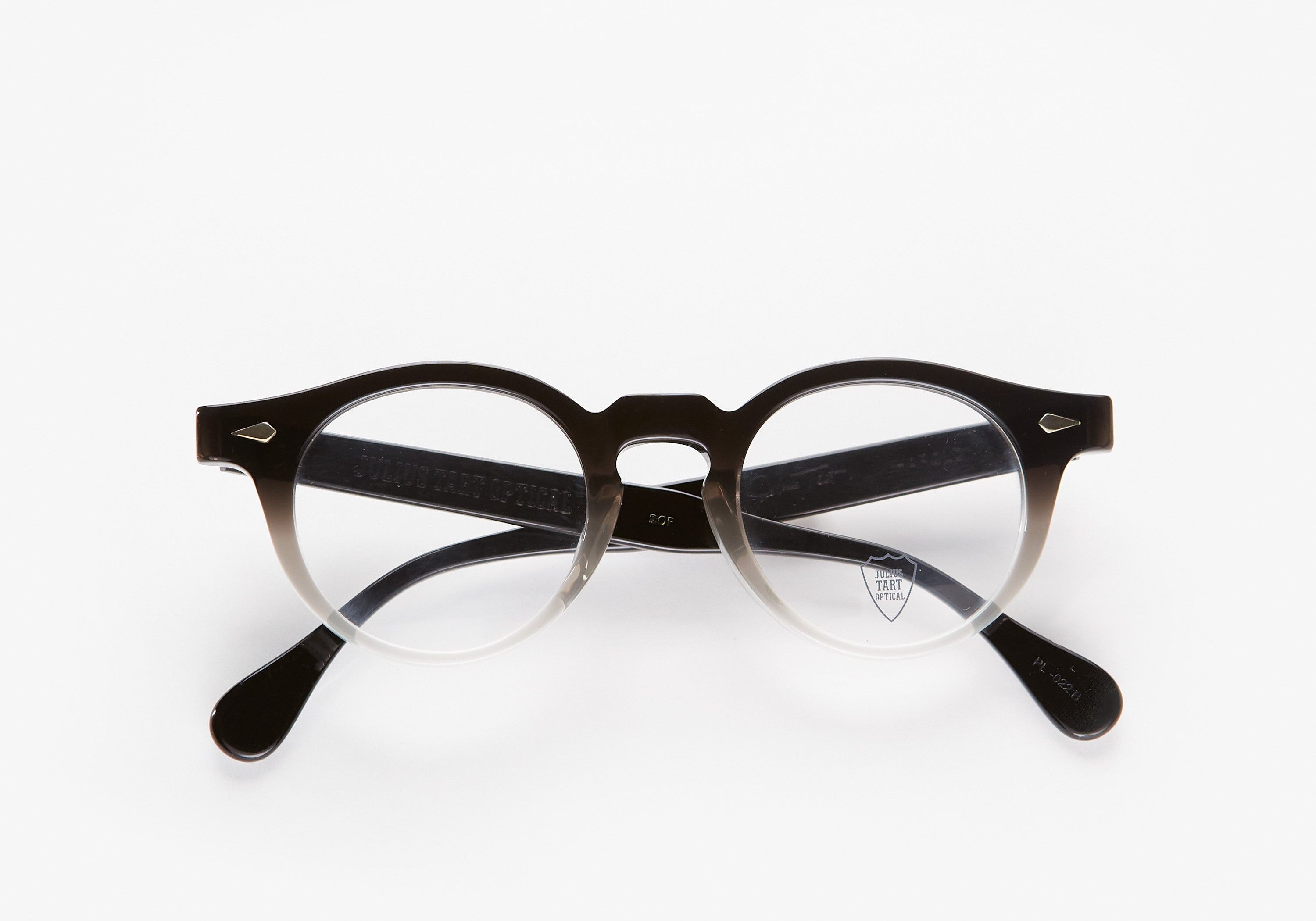 Julius Tart Optical, HAROLD - Black Clear Fade