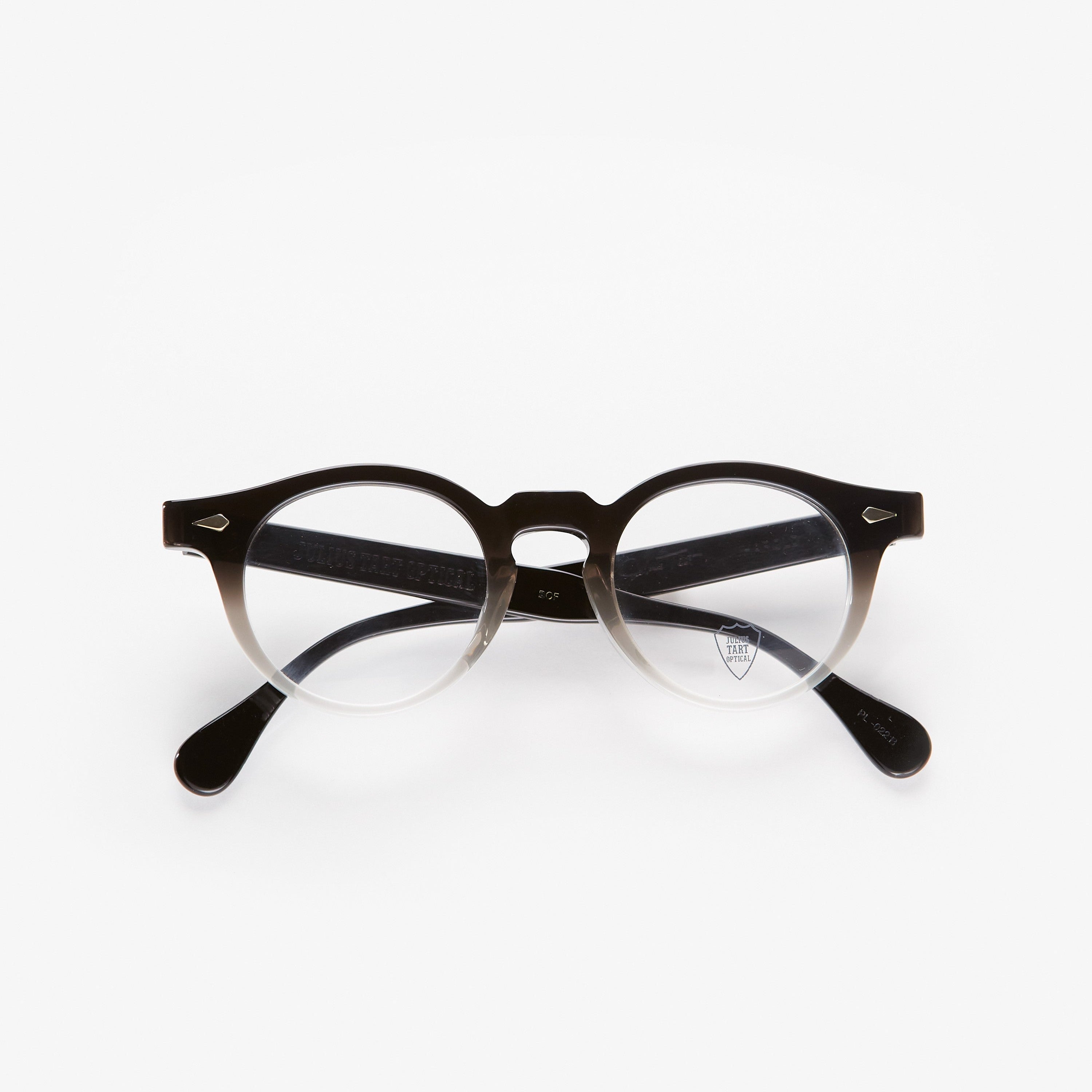 Julius Tart Optical, HAROLD - Black Clear Fade
