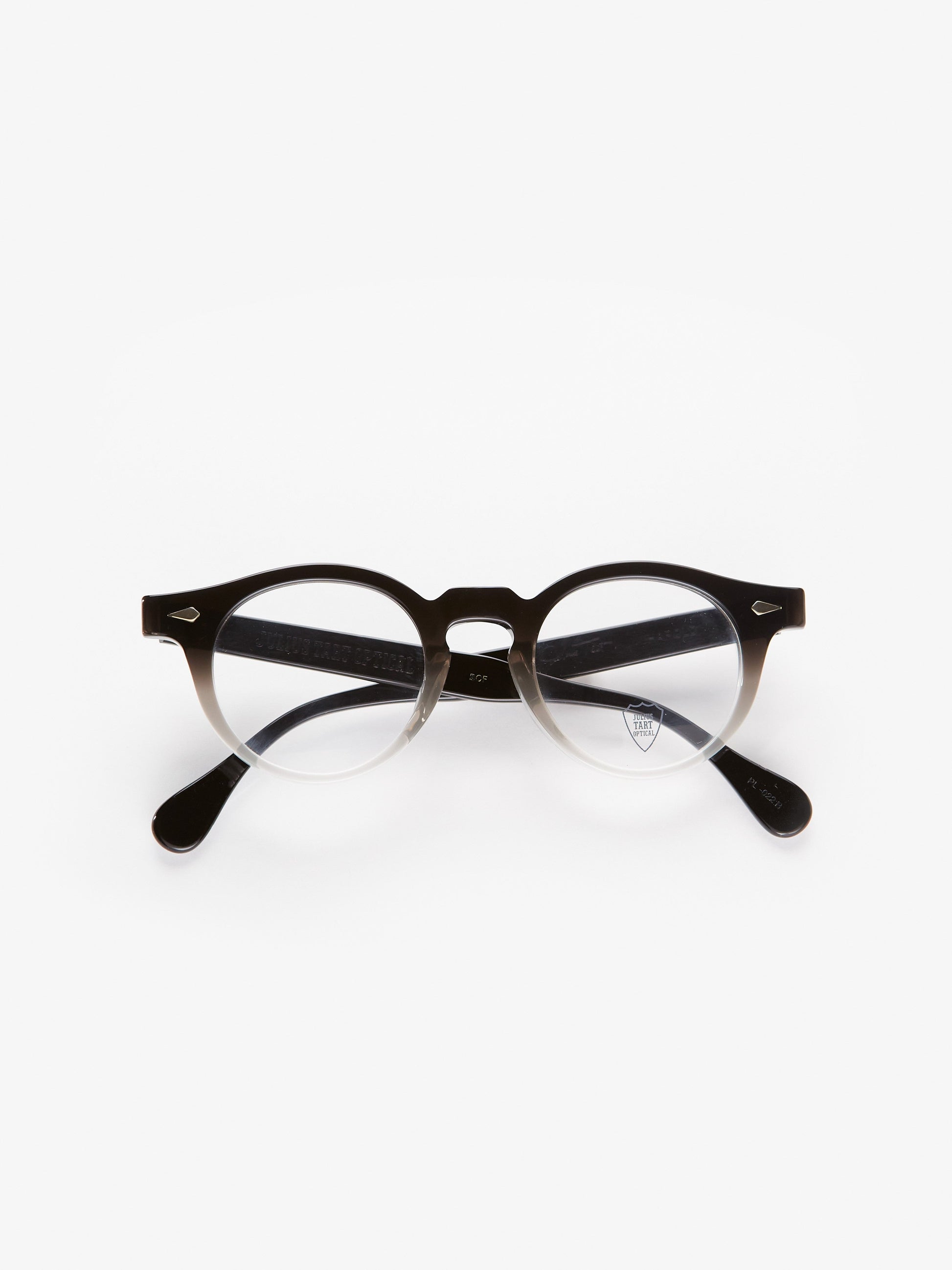 Julius Tart Optical, HAROLD - Black Clear Fade