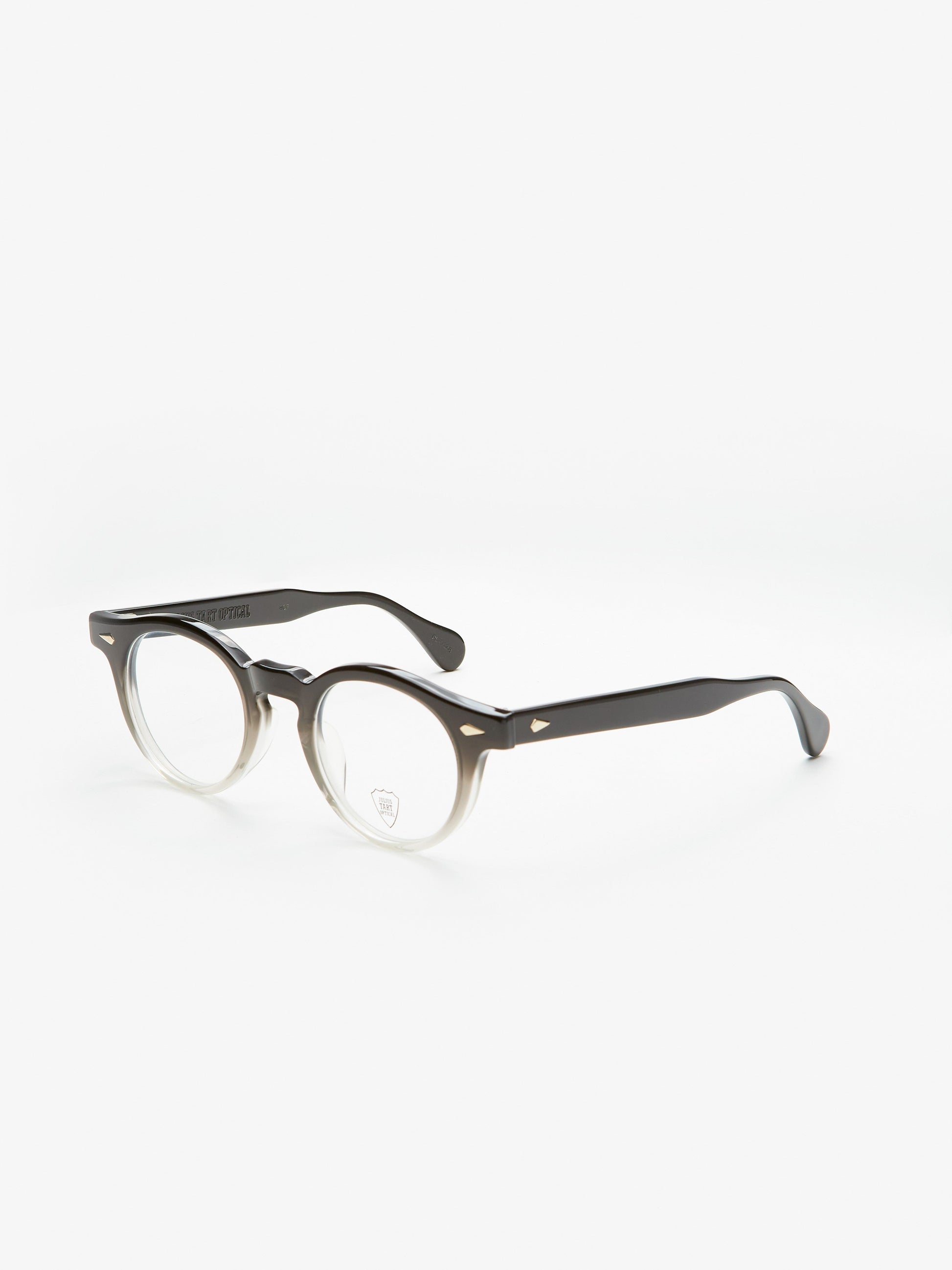 Julius Tart Optical, HAROLD - Black Clear Fade