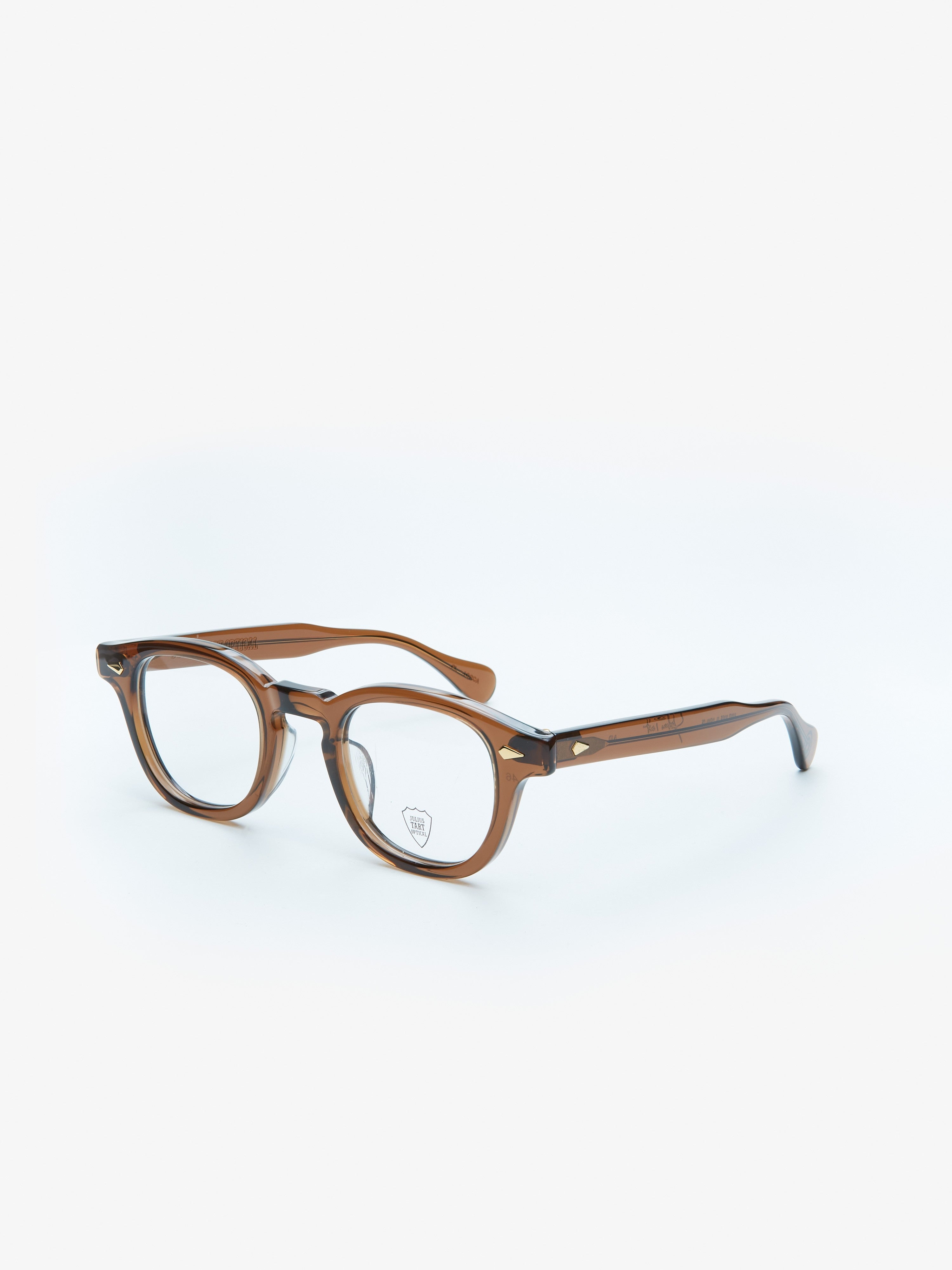 Julius Tart Optical, AR - Red Brown Gold - 46 – Ottica Occhio!