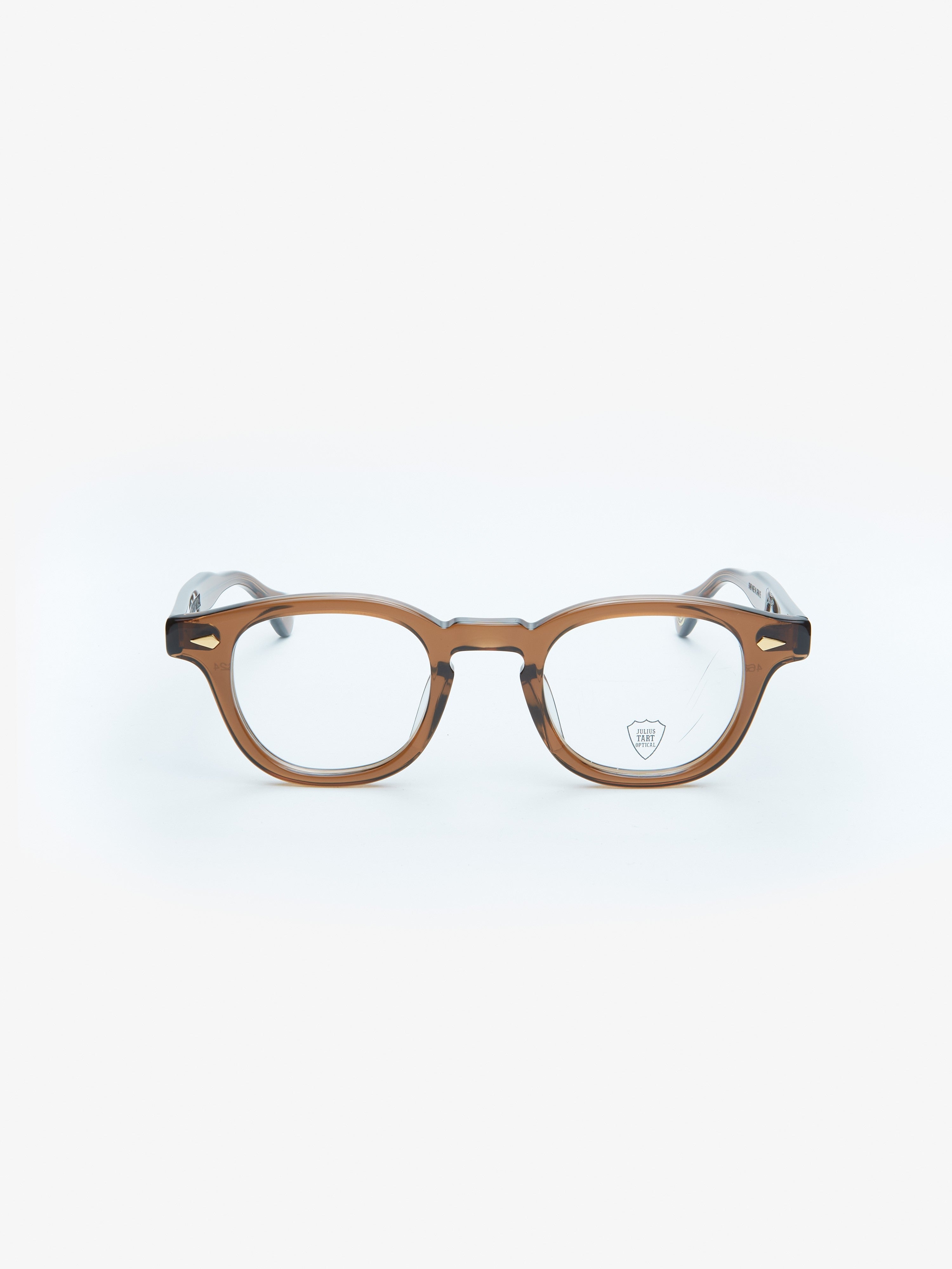 Julius Tart Optical , AR - Red Brown Gold - 46 – Ottica Occhio!