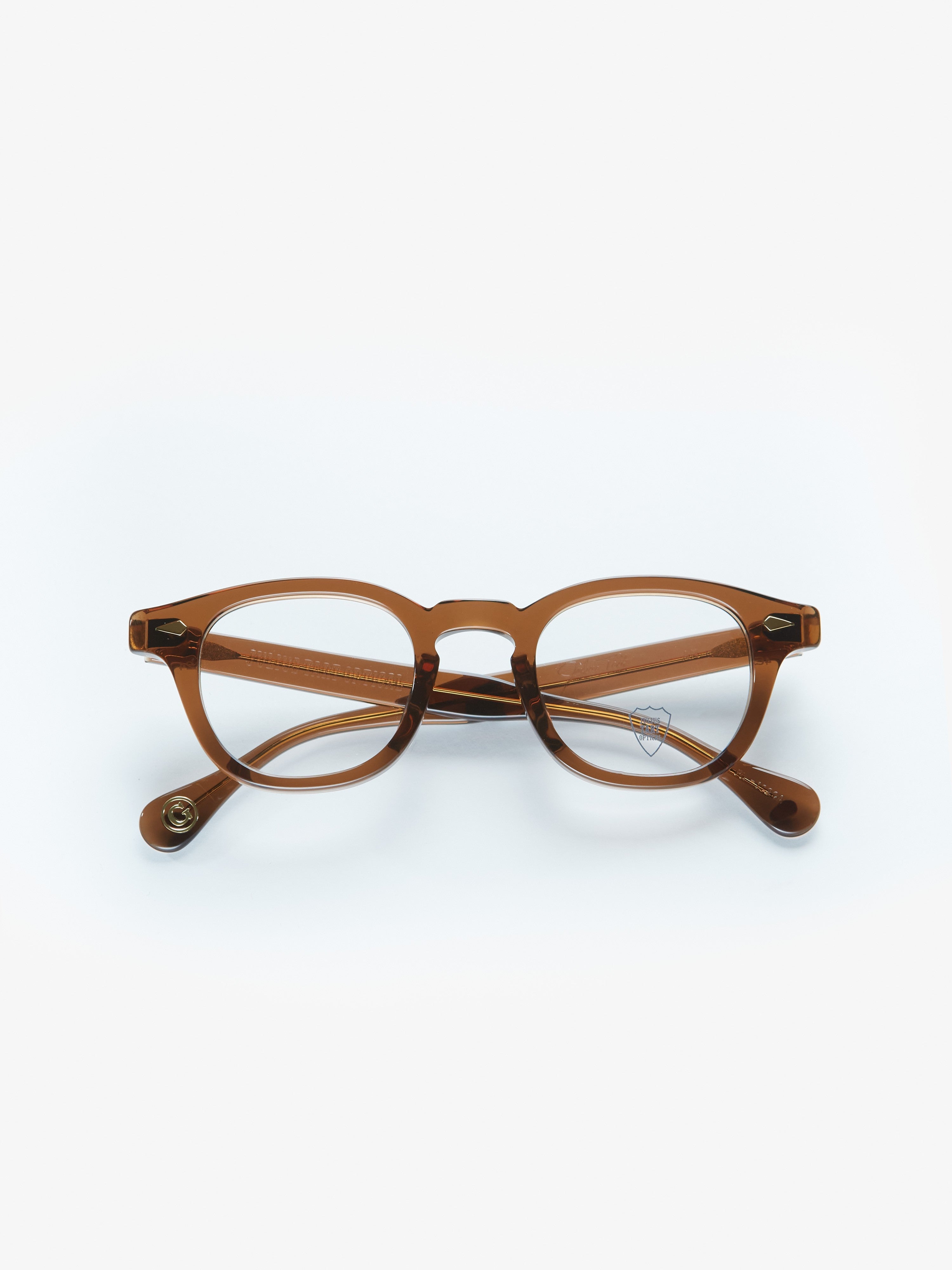 Julius Tart Optical , AR - Red Brown Gold - 46 – Ottica Occhio!