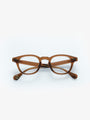 Julius Tart Optical AR Red Brown Gold 46 – eyeglasses, front view