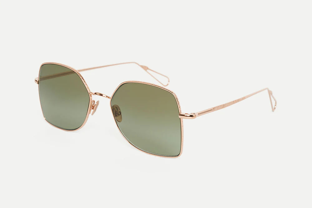 Ahlem Sacre Coeur - Peony Gold / Green Glitter Gradient