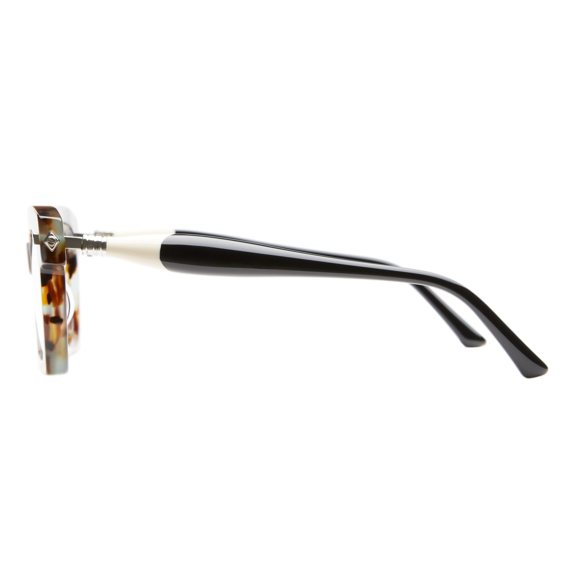 Kuboraum MASKE J5 - Ivory+Black ShineBlack Shine