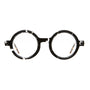 Kuboraum | P1 | Transparent Havana+Black Shine – occhiali da vista