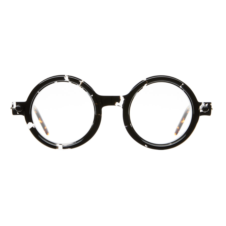 Kuboraum | P1 | Transparent Havana+Black Shine