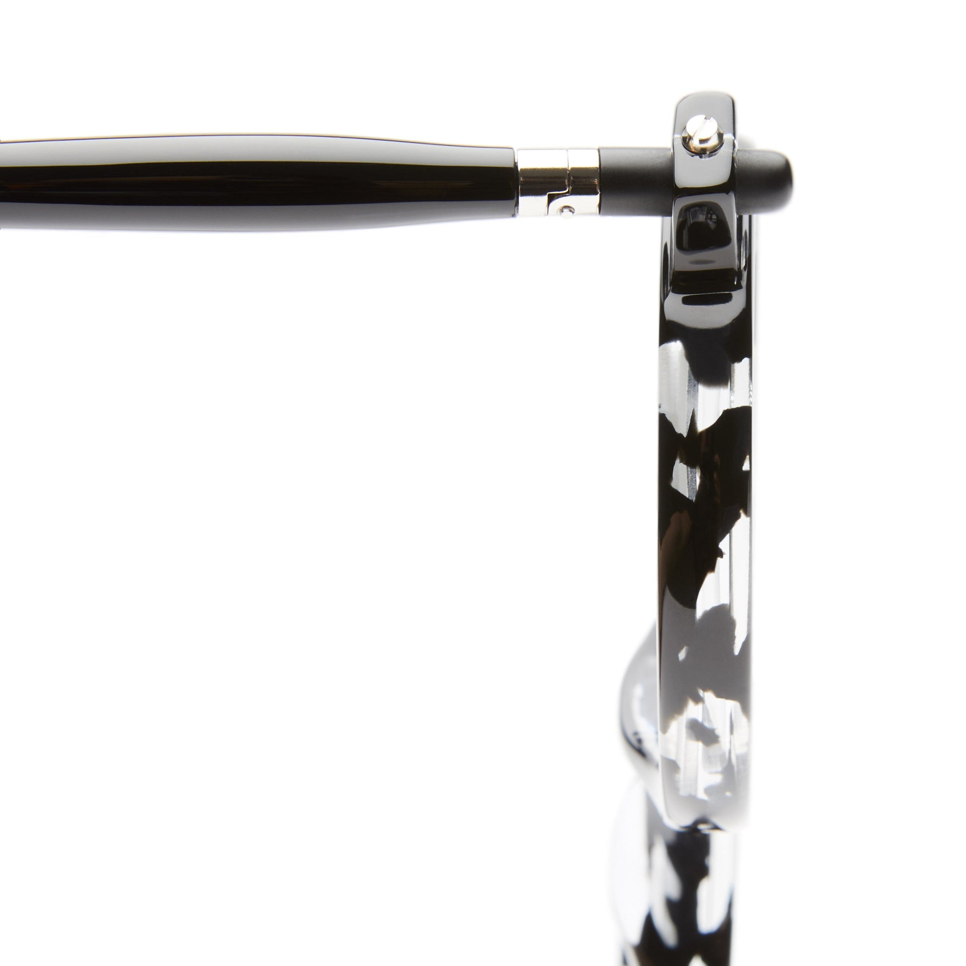 Kuboraum MASKE P1 - Transparent Havana+Black Shine