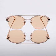 18K Rose Gold (Peach Tint Photochromic Lens)