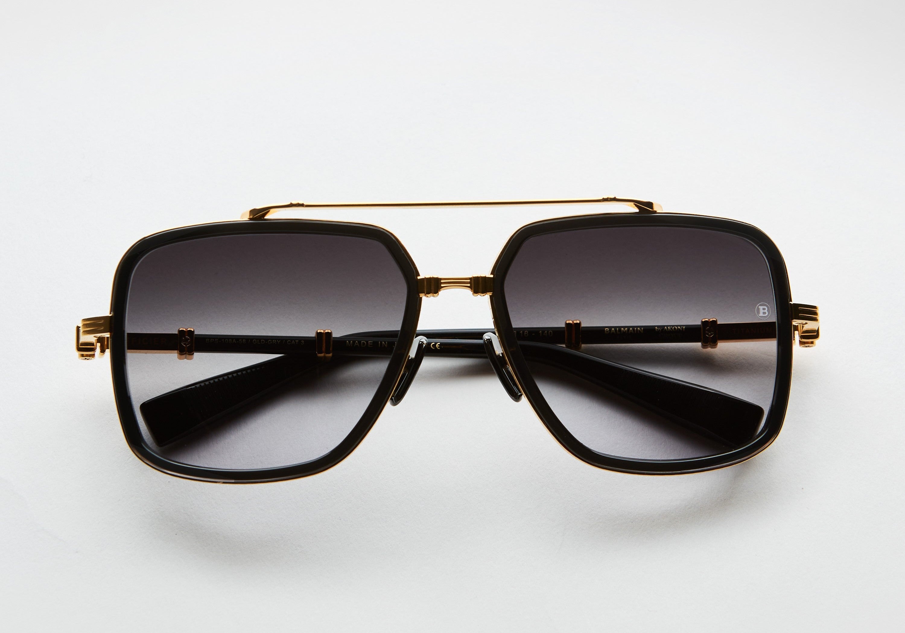 BALMAIN OFFICER - Gold - Dark Crystal Grey