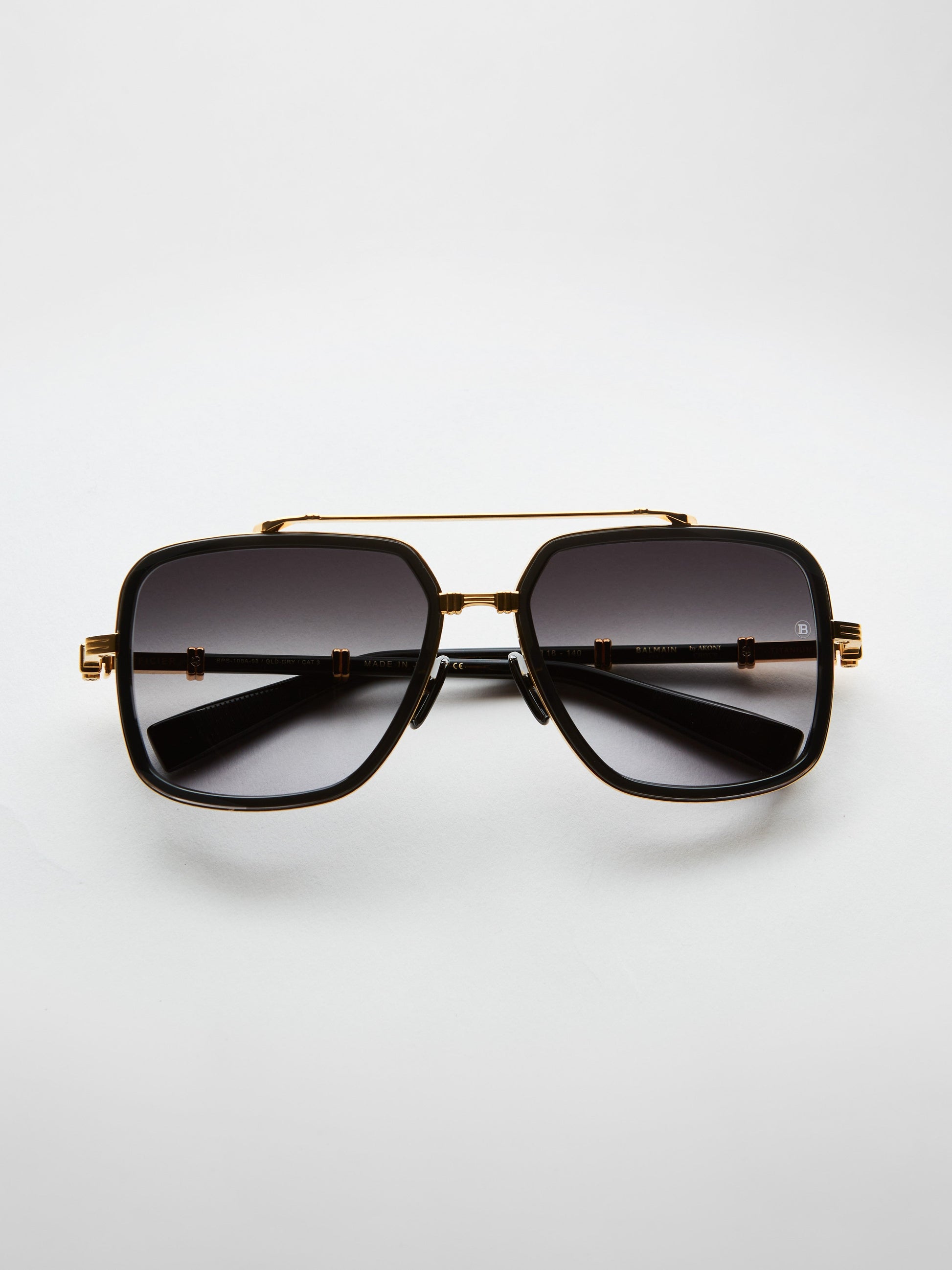 BALMAIN OFFICER - Gold - Dark Crystal Grey