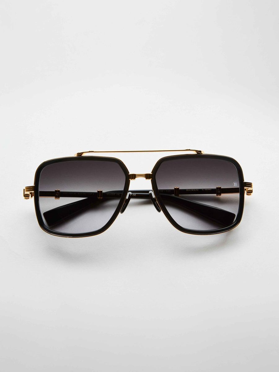 BALMAIN | OFFICER | Gold  | Dark Crystal Grey