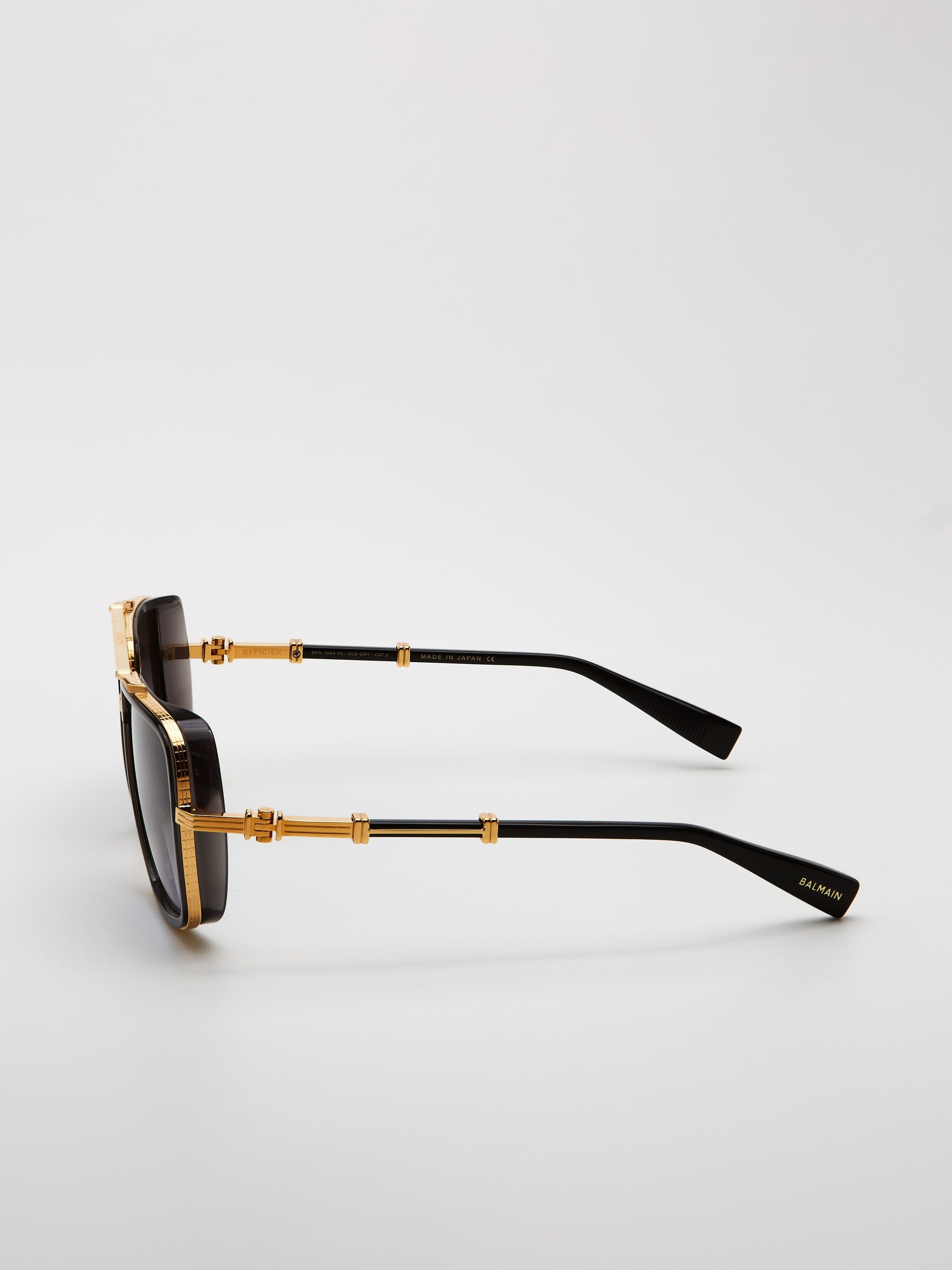 BALMAIN OFFICER - Gold - Dark Crystal Grey