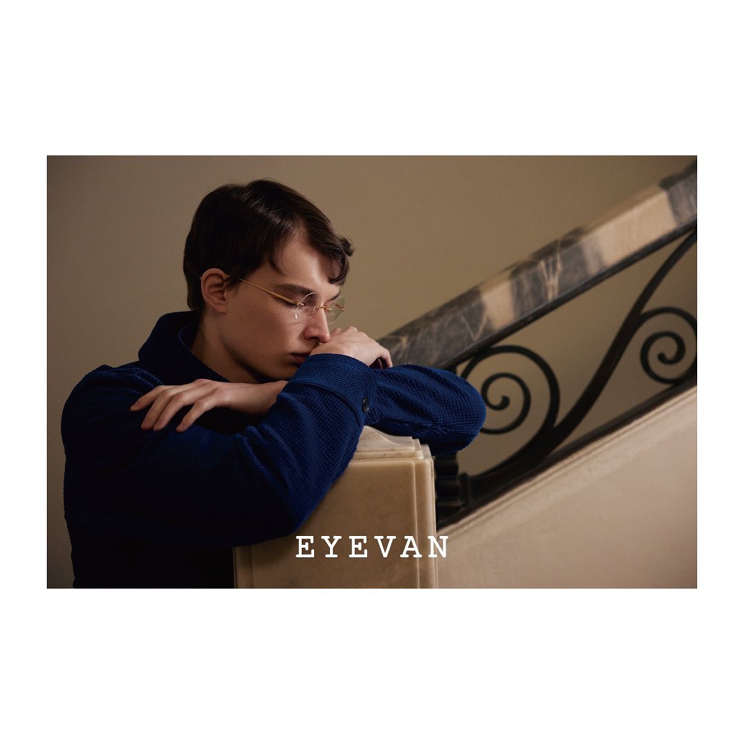 Eyevan Orbit AG worn – official photo Eyevan