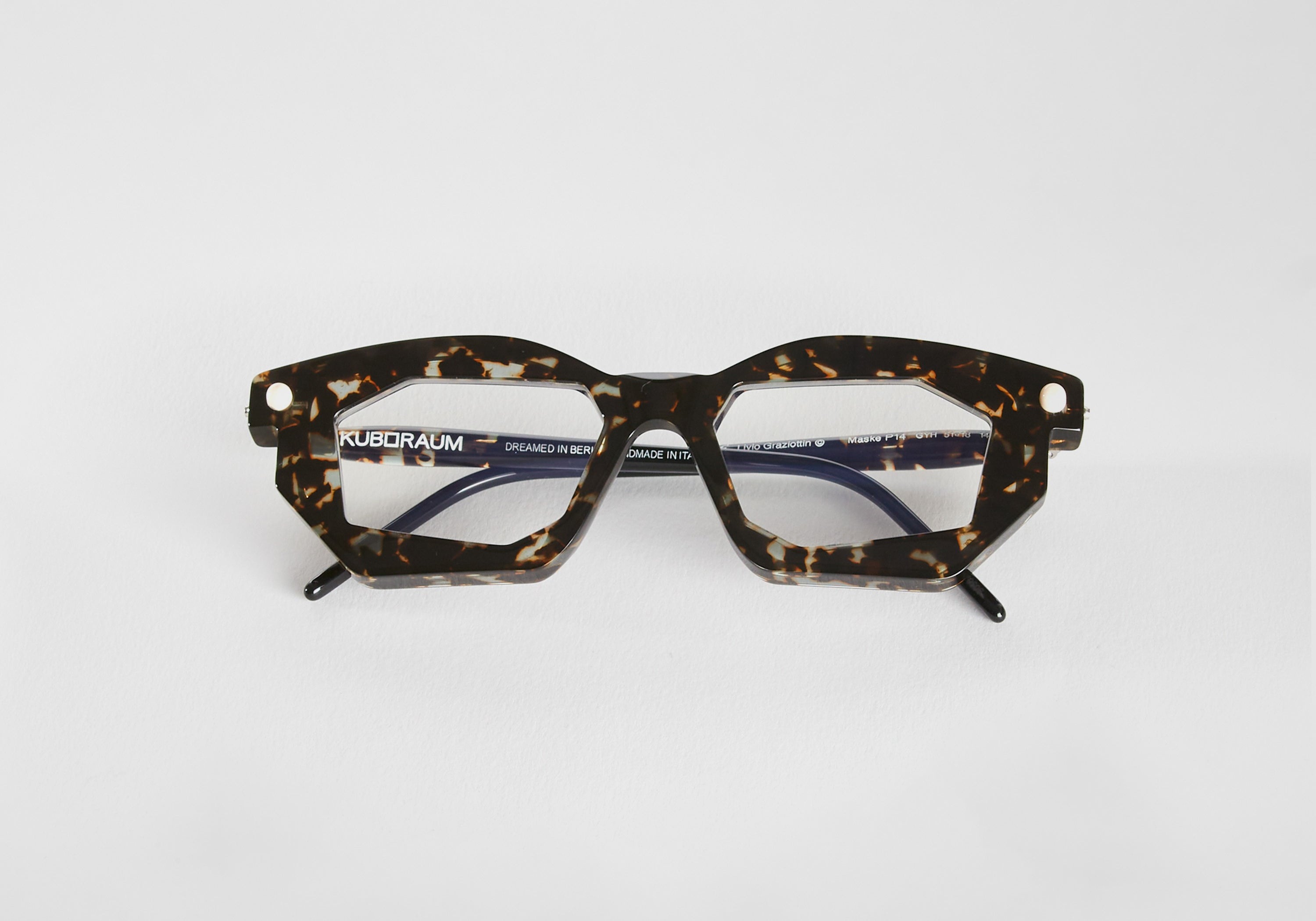 Kuboraum MASKE P14 - Gray Yellow Havana