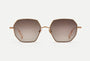 Occhiali da sole Ahlem Réaumur Rose Gold Brushed / Rain Gradient