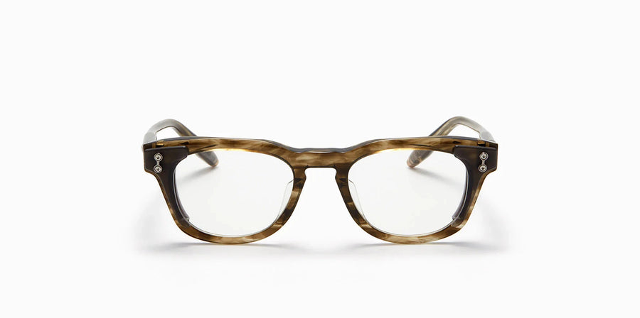 AKONI Orion Green Tortoise Swirl — Brillenfassung