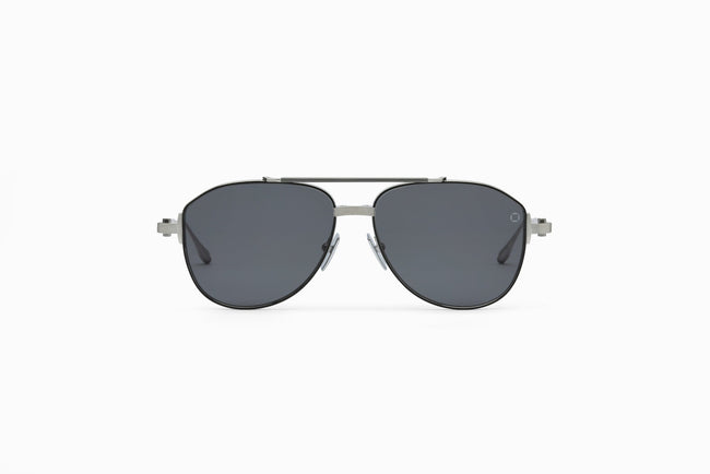 AKONI EYEWEAR | Helios | Brushed Silver – occhiali da sole
