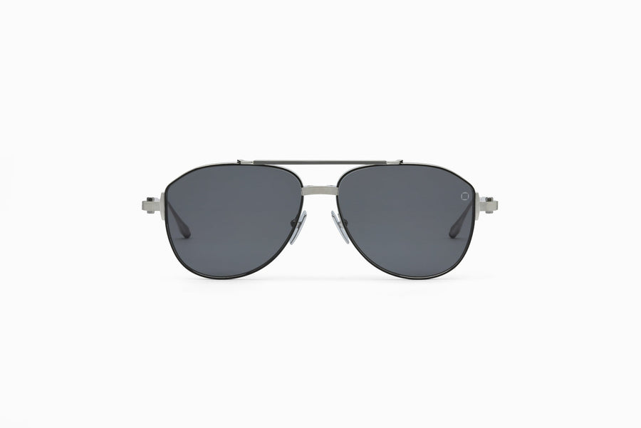AKONI EYEWEAR | Helios | Brushed Silver