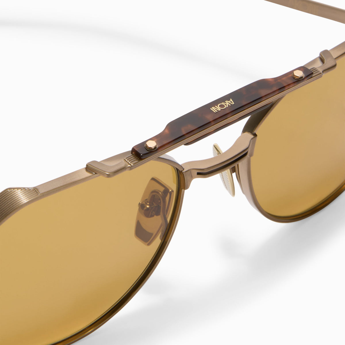 Sunglasses AKONI Astrolis Antiqued 12k Gold, image 4