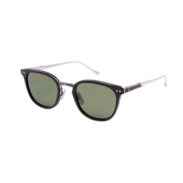 Leisure Society | Campden | Black / 12k Silver (Green Lenses)