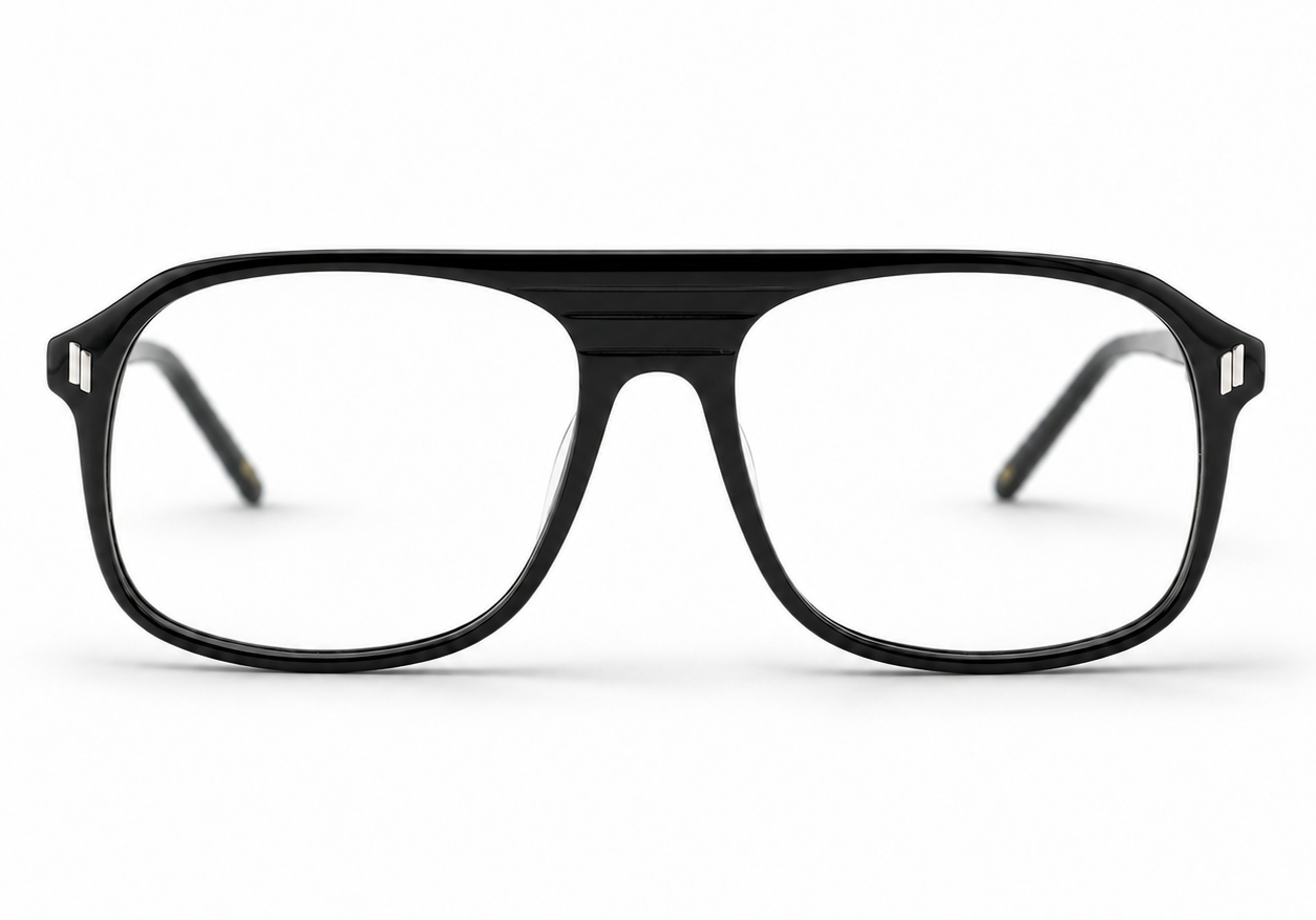 Lesca Lunetier Club Noir nero – vista frontale