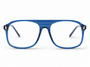 Lesca Lunetier Club F19 blu trasparente – vista frontale