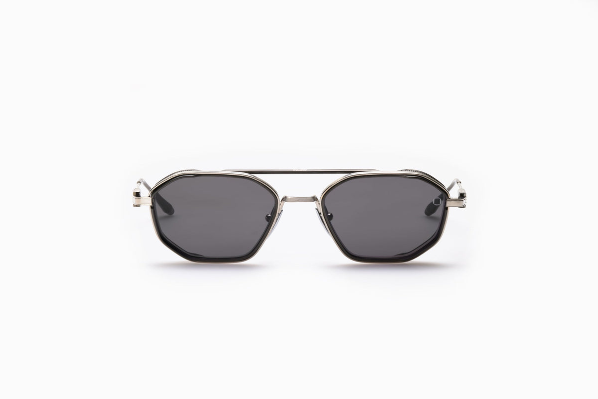 AKONI EYEWEAR | Eris-Two | Brushed Silver – sunglasses