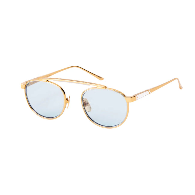 Leisure Society | Geiger | 24k Gold / 12k White Gold (Blue Tint Photochromic Lens)