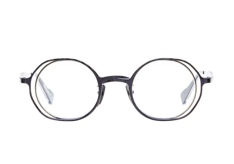 Kuboraum MASKE H11 DARK BLUE GOLD THREAD