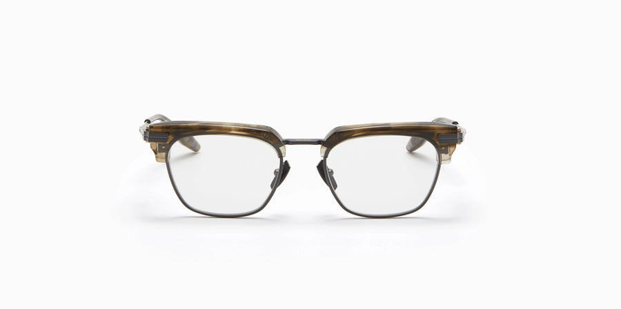 AKONI Hubble Green Tortoise Swirl — Brillenfassung