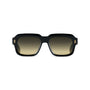 T HENRI Mulliner L Shadow II, occhiali da sole in titanio e acetato nero – vista frontale