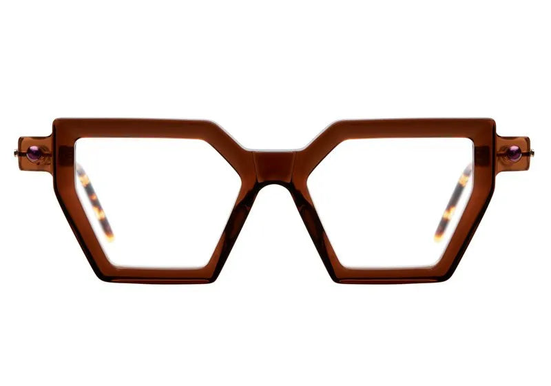 Kuboraum MASKE P26 Transparent Dark Brown