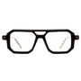 Kuboraum P8 BST – front glossy black with double bridge
