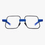 VAVA × Suzanne Ciani CL0022 Blue/Black optical frame, front view