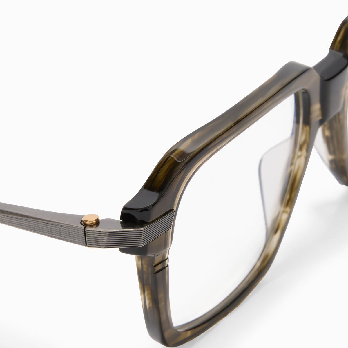 Optical frame AKONI Vera Green Swirl, image 4