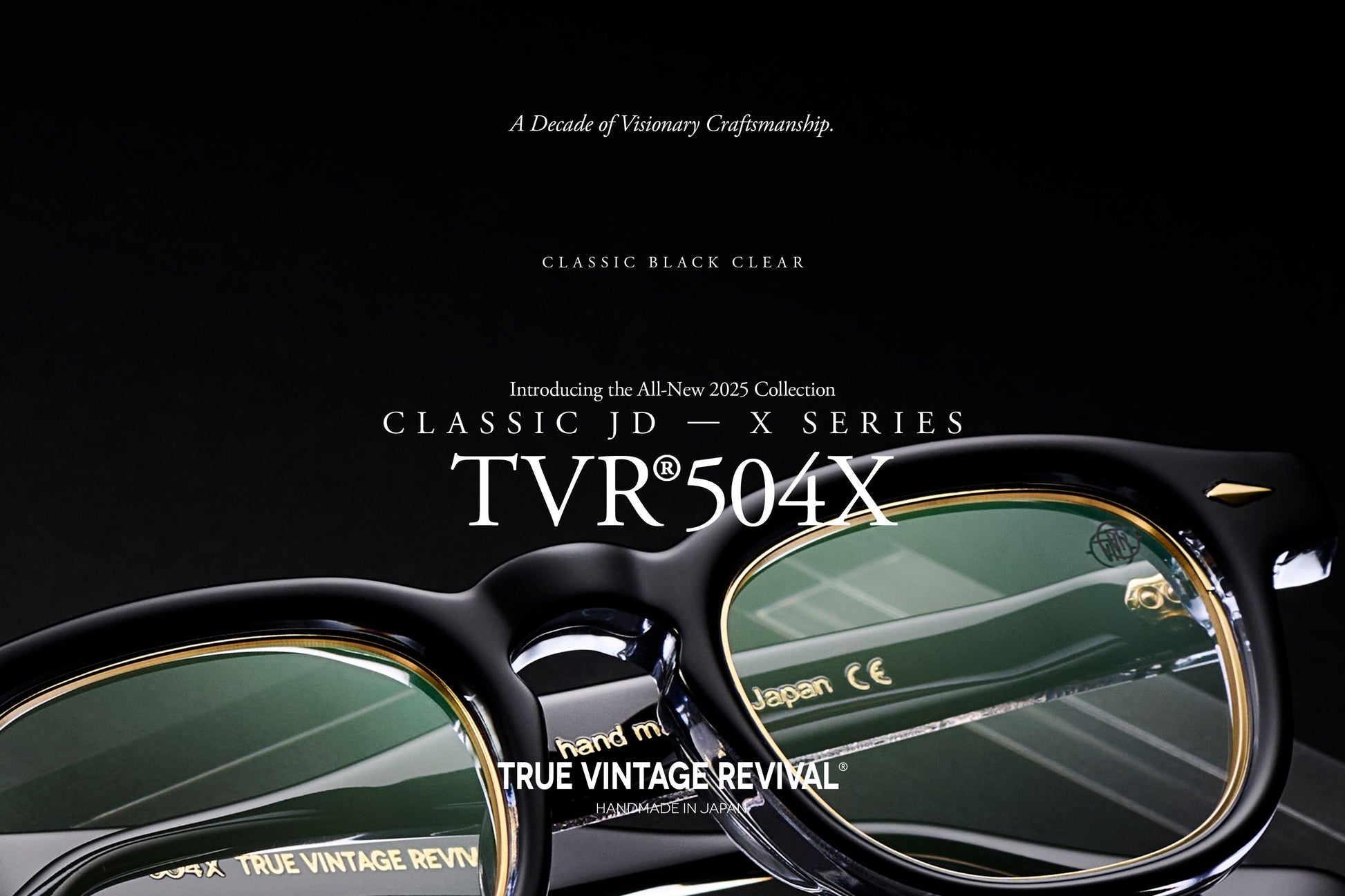 True Vintage Revival | TVR®504X | Classic Black Clear