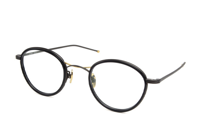 Mr.Gentleman - JOHNNY- E - Matte Black & Yellow Gold - Black