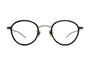 Mr.Gentleman - JOHNNY- E - Matte Black & Yellow Gold - Black – occhiali da vista