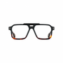 T HENRI Somnia Lucid RX, montatura da vista in acetato sfumato nero-tartarugato – vista frontale
