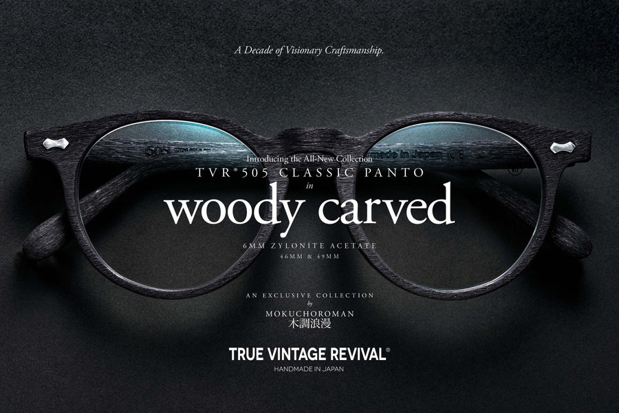 True Vintage Revival | TVR®505 | Black Woody Carved