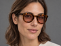 Lesca Lunetier Deca Limited Edition Havana /05 – worn by a woman