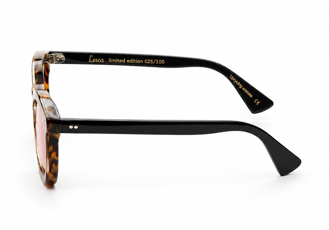 Lesca Lunetier |Deca Limited Edition | Havana /03 – laterale – revisione da foto originali