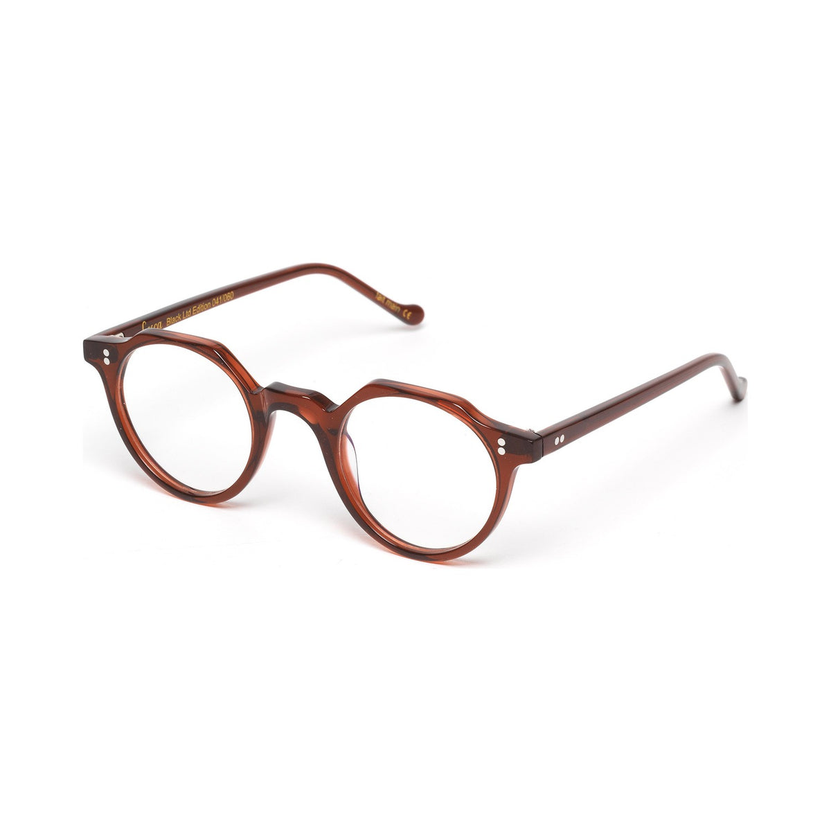 Lesca Lunetier Heri LTD32 cognac – vista de tres cuartos