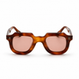 Lesca Lunetier |Odet UPCYCLING LIMITED EDITION | 06 orange – frontale – revisione da originale