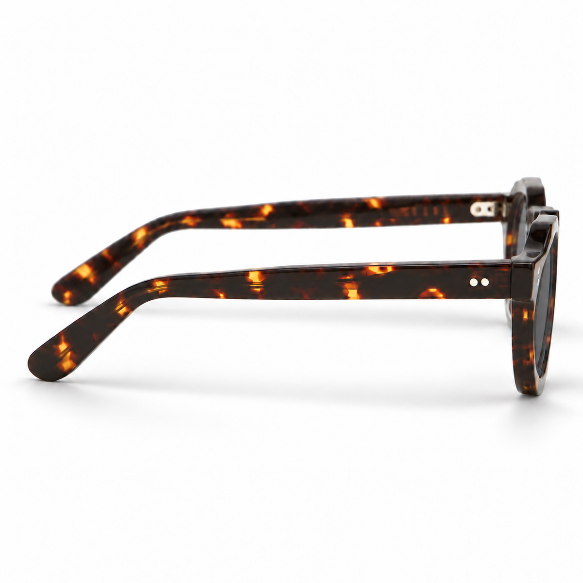 Lesca Lunetier Pica 424 dark tortoise with grey lenses – side view